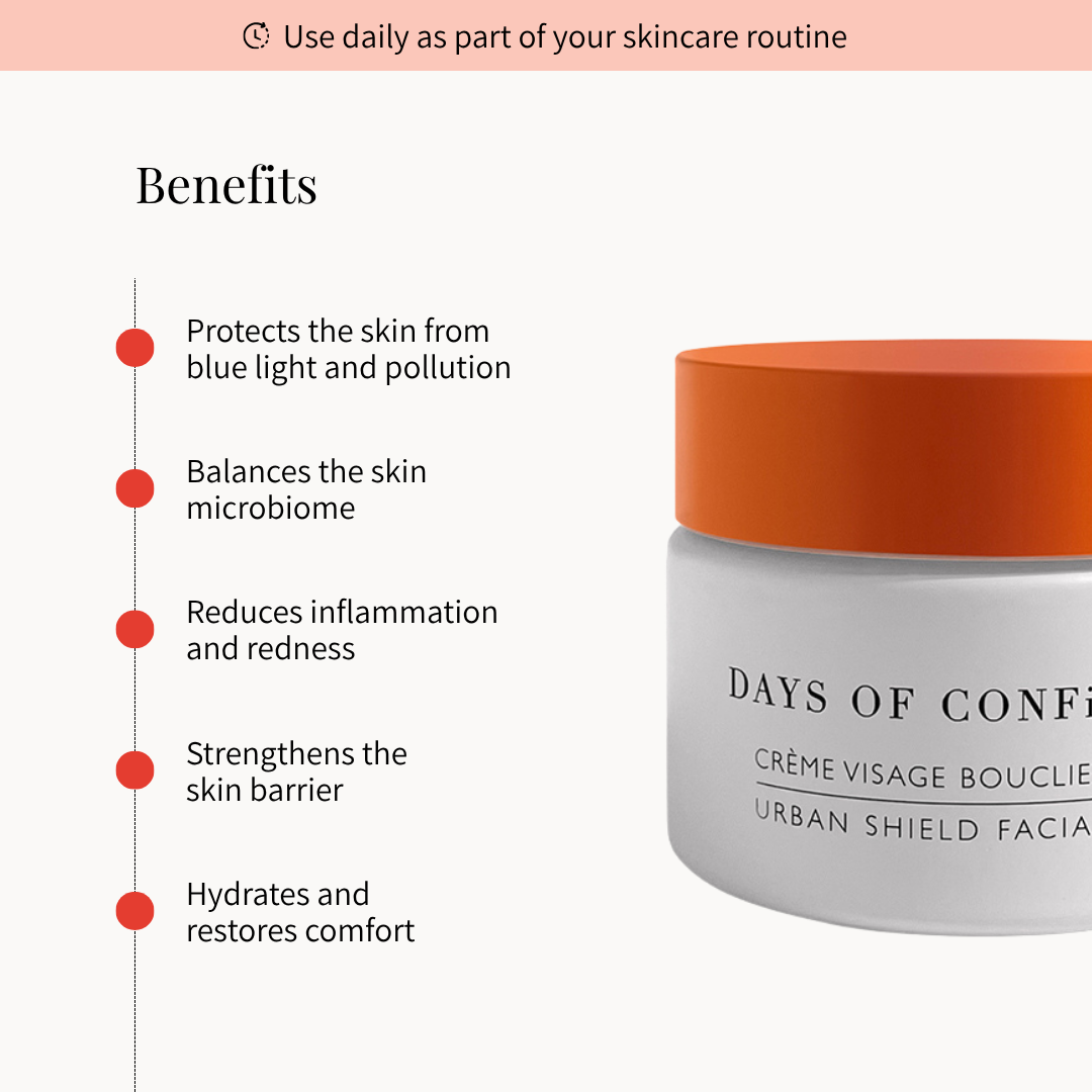 Crème visage bouclier urbain